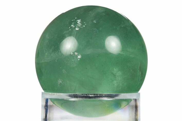 Polished Green Fluorite Sphere - China #319763